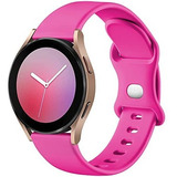 Malla De Silicona Para Samsung Watch 4 Rosa Talle S