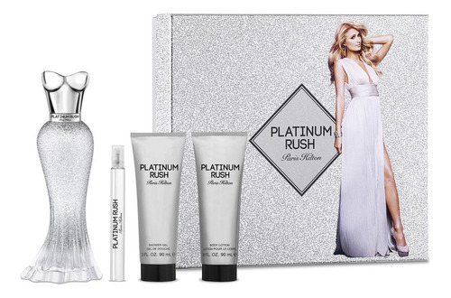 Platinum Rush Estuche Edp 100ml + Locion 90ml+gel 90ml