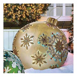 Esfera Inflable Gigante De La Navidad Decoración Del Árbol