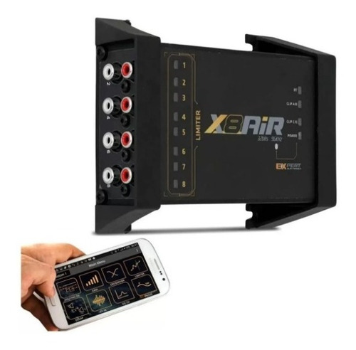 Processador De Audio X8 Air Bluetooth Expert Som Automotivo