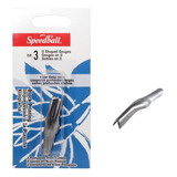 Speedball Gubias Para Linóleo 2 Unidades De 1 Grosor Exterior #3 U Pequeña