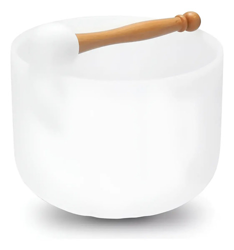 10inch/25.4cm Crystal Frosted Quartz B-note Singing Bowl