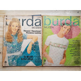 Lote De Revistas Burda Moden Muy Antiguas Completas Año 1969