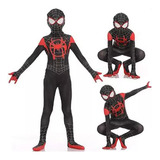 Disfraz De Spiderman Miles Morales Para Adultos E Niños Cool