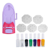 Impresora De Uñas Para Moda Arte Bricolaje Kit De Manicura