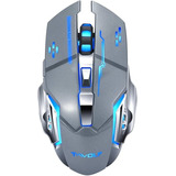 Mouse Para Jogo Sem Fio Recarregável Free Wolf  Q13 Rgb