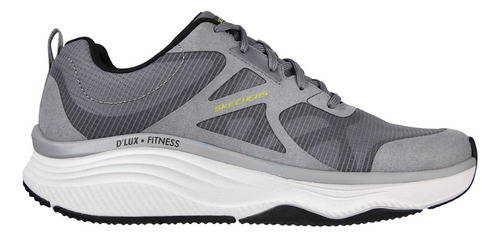 Tenis Training Relaxed Fit D Lux Fitness -gris-bla
