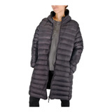 Campera Larga Puffer Hifel Con Capucha Mujer Oi23ha0616