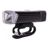 Farol De Bicicleta 180 Lumens Em Aluminio Recarregável Usb! Cor Preto