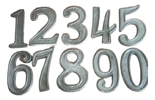 Números Domiciliarios X4 Unid Números Para Casa Grandes 12cm