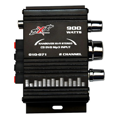 Amplificador 900w Para Auto Moto Casa Conexion Rca V\u002Fcolores Color Negro | Envío gratis