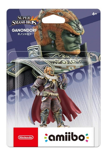 Figura Amiibo Original Ganondorf Super Smash Bros