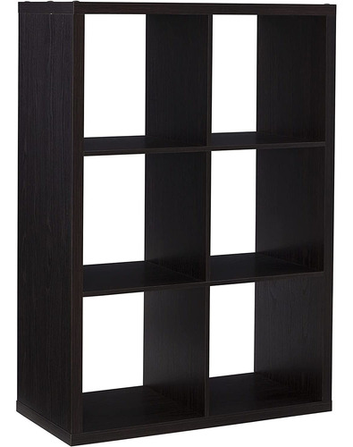 Linon Home Decor Linon Dawes 6 Gabinete Espresso Cubby ...