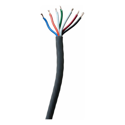 Cable Multiconductor 7 Hilos Calibre 14awg 7x14 Control 20m Cubierta Gris | Envío gratis