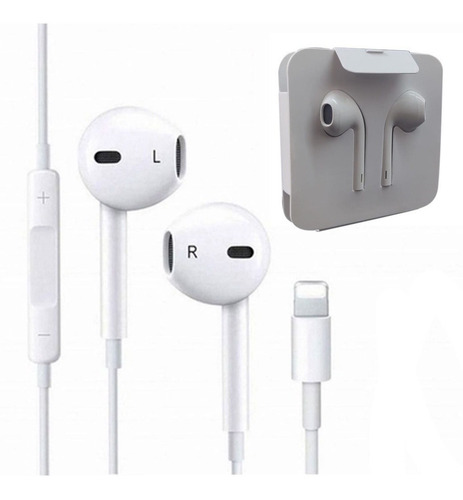 Fone De Ouvido Plug Lightning Earpods Connector iPhone iPad 