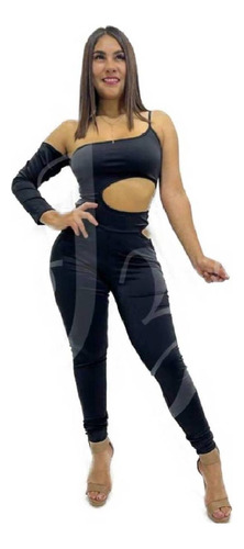 Palazzo Deportivo Jumpsuit Mujer Licra Colombiana Sexy Gym 