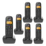 Kit Telefone Sem Fio Digital Ts 2510 Com 5 Ramal Intelbras