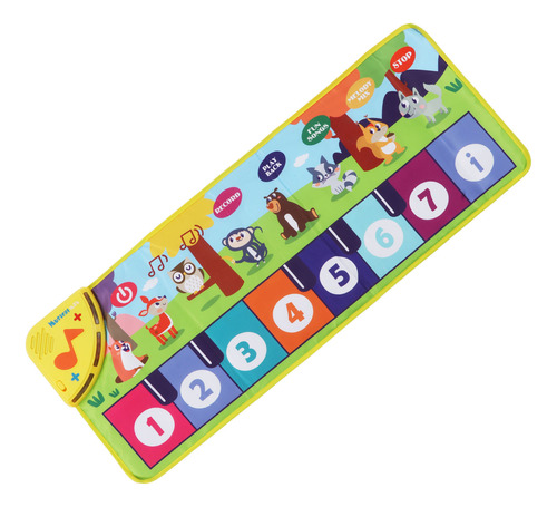 Tapete Para Teclado Musical Piano Mat Fun Game Music Blanket