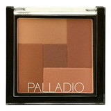 Palladio 2-in-1 Mosaic Powder Blush & Bronzer, Spice