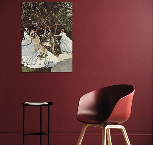 Vinilo Decorativo 50x75cm Claude Monet Desayuno Impresión
