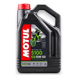 Aceite Motul Semi Sintético 5100 4t 15w-50 4l