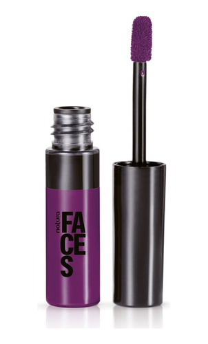 Labial Liquido Faces Mate Roxo Digital - Yesi Natura