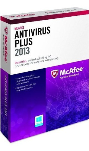 Mcafee Antivirus 3pcs 2013-2016