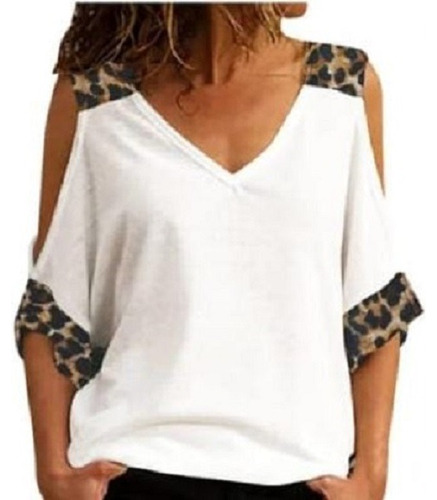 Blusa Nairobi Con Mangas Animal Print