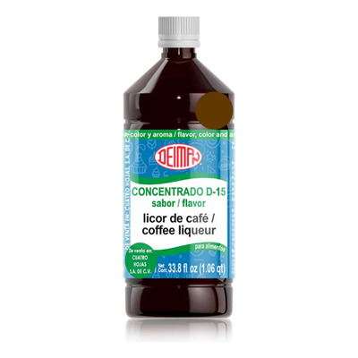 Concentrado Saborizante Licor De Cafe D-15 Deiman 1 L