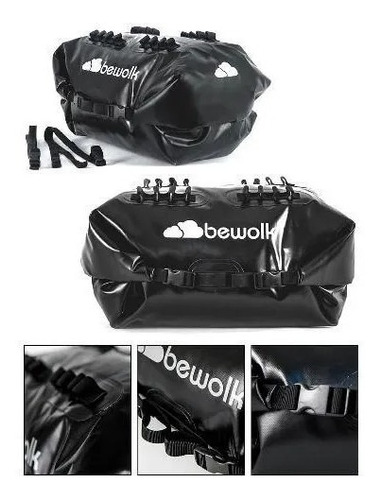 Bolso Moto Bewolk Estanco 35 A 40 Litros Impermeable