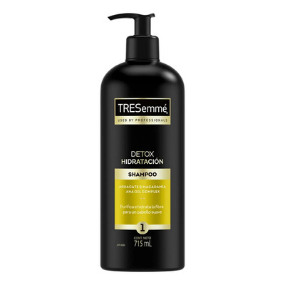 Shampoo TRESemmé Detox Hidratación, ideal para el cuidado del cabello graso, dejándolo humectado, ligero y suave 715 ml | MercadoLibre