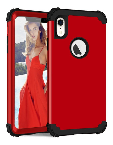 Funda Case Para iPhone X/xs/xs Max/xr 360 Uso Rudo 3 En 1