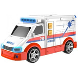 Ambulancia Juguete Vehiculo C/ Luz Sonido Teamsterz 14085 Ed