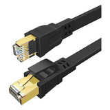 Deego Cable Ethernet Cat 8 De 6 Pies, Cable De Red Lan Plano