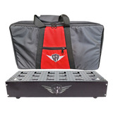 Pedalboard Stau 70x40 Com Bag, Elétrica E Jacks E Leds