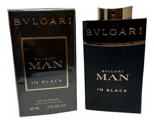  Perfume Bvlgari Man In Black Edp 60ml - Selo Adipec Original Lacrado