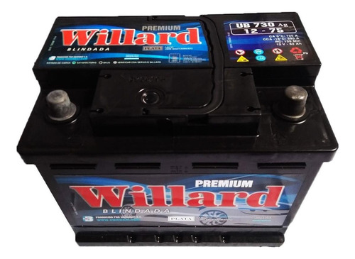 Bateria Willard 12 X 75 Alta + Derecha Ub730 Ahora 12 