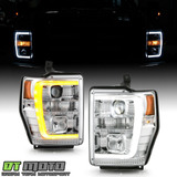 Par Faros Led Ford F-350 Super Duty Xlt 2008 6.8l