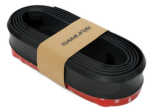 Lip Samurai Fibra Carbon Y Negro Liso Universal Y Flexible