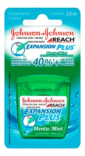 Fio Dental Johnson's Reach Expansion Plus Menta 50m