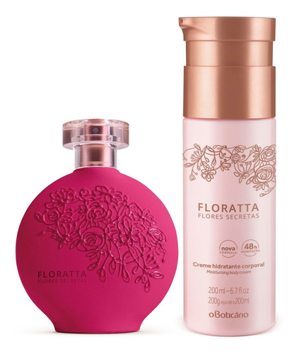 Combo Floratta Flores Secretas: Desodorante Colônia + Creme 