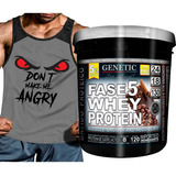 Whey Tech 4,5 Kilos Asn Proteina + Musculosa Genetic