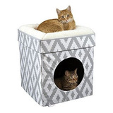 Cama Grande Para Gatos De Kitty City, Cubo Apilable Para Gat