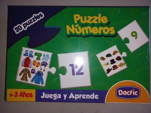 Puzzle Didáctico Números-cantidad