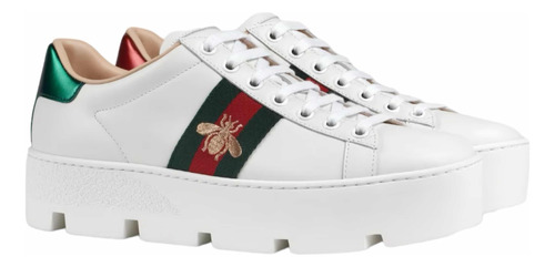 Tenis Ace Gucci Con Plataforma Para Mujer