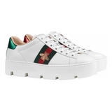 Tenis Ace Gucci Con Plataforma Para Mujer