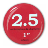 15 Botones Publicitario  Personalizado 25mm O 2,5cm