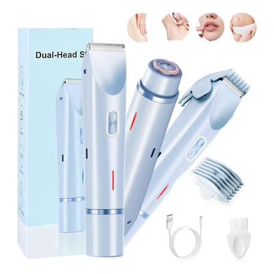 Rasuradora Mujer, 2 En 1 Dual Head Shaver Mujer, Resistente Al Agua Ipx7 Afeitadora Electrica Mujer, Portátil Recortadora De Vello Pubico, Depiladora Facial Mujers Para Bikini Axilas Facial Brazos | MercadoLibre
