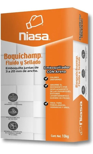 Niasa Boquichamp Fluido-sellado Emboquillador Con Arena 10kg