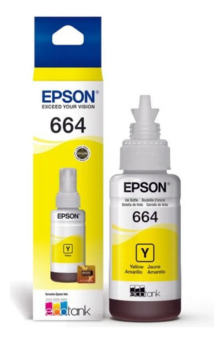 Tinta Epson 664 Original L120 L380 L395 L495 L575 L805